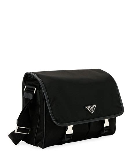 prada nylon bag messenger neiman marcus|Prada Men's Large Nylon Messenger Bag .